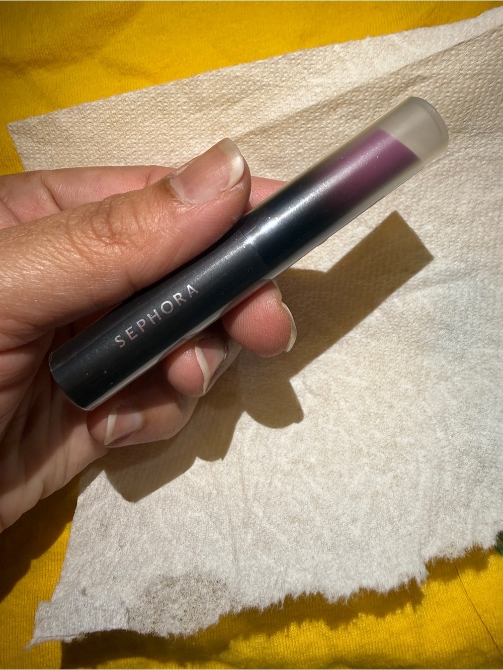 Sephora Plum-Purple Satin Lipstick Stick